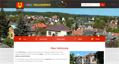 Desktop Screenshot of obecvelichovky.cz